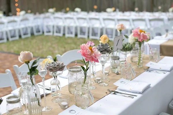 Hessian Table Runner - Extra Long (45cmx10m) - Image 3