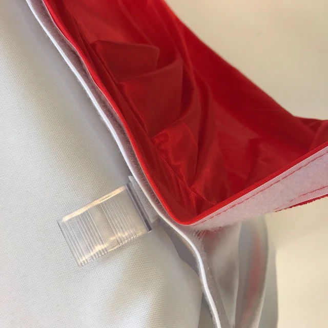 Ice Silk Satin Swag  - Red (3m) - Image 3